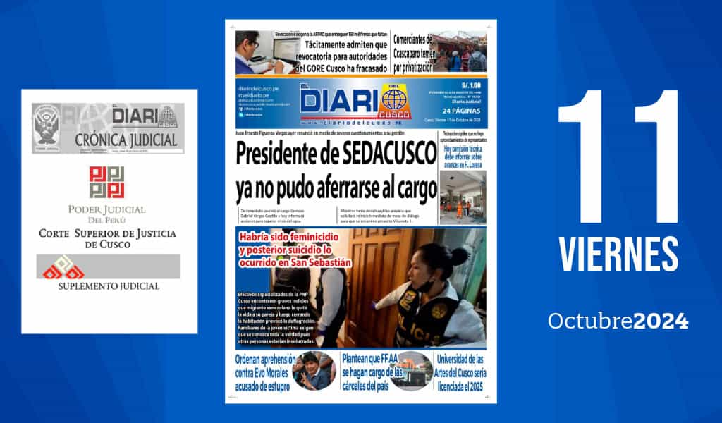 Edición Impresa | Viernes 11 10 2024