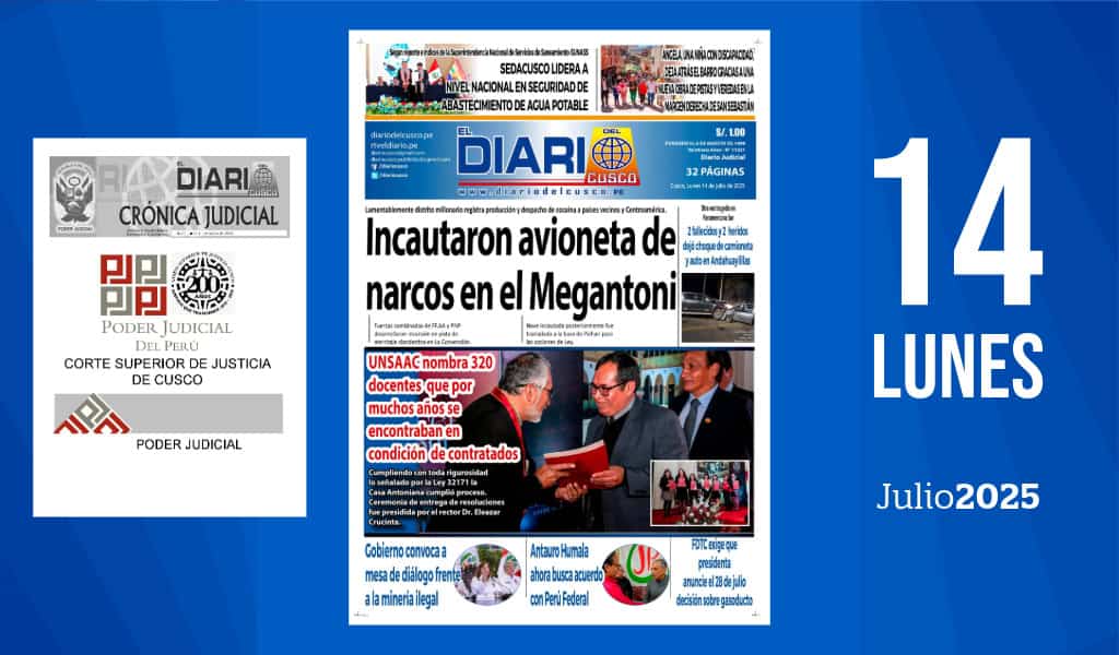 Edición Impresa | Lunes 14 07 2025 – El – El reportero andino
